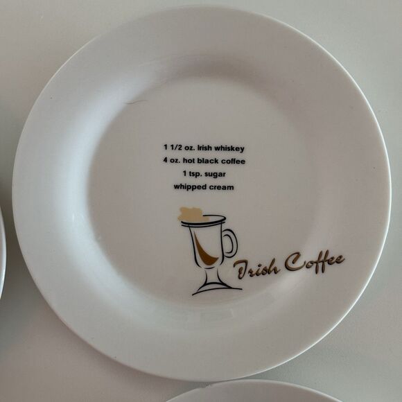 Vintage Libbey Cocktail Recipe Plates Set of 4 – Cosmopolitan, Margarita, etc - Picture 3 of 6